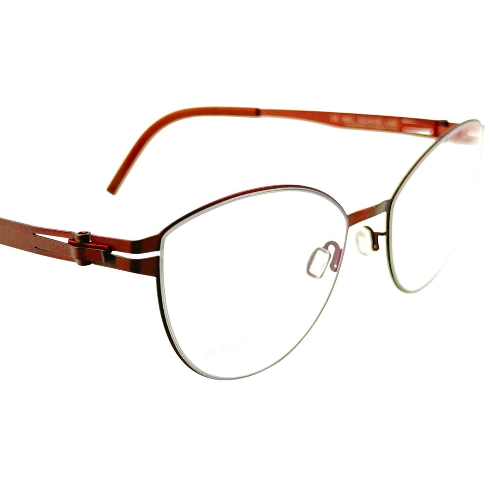 OVVO 5013 Womens Flexible Metal Eyeglass Frame 62C Red 51-19